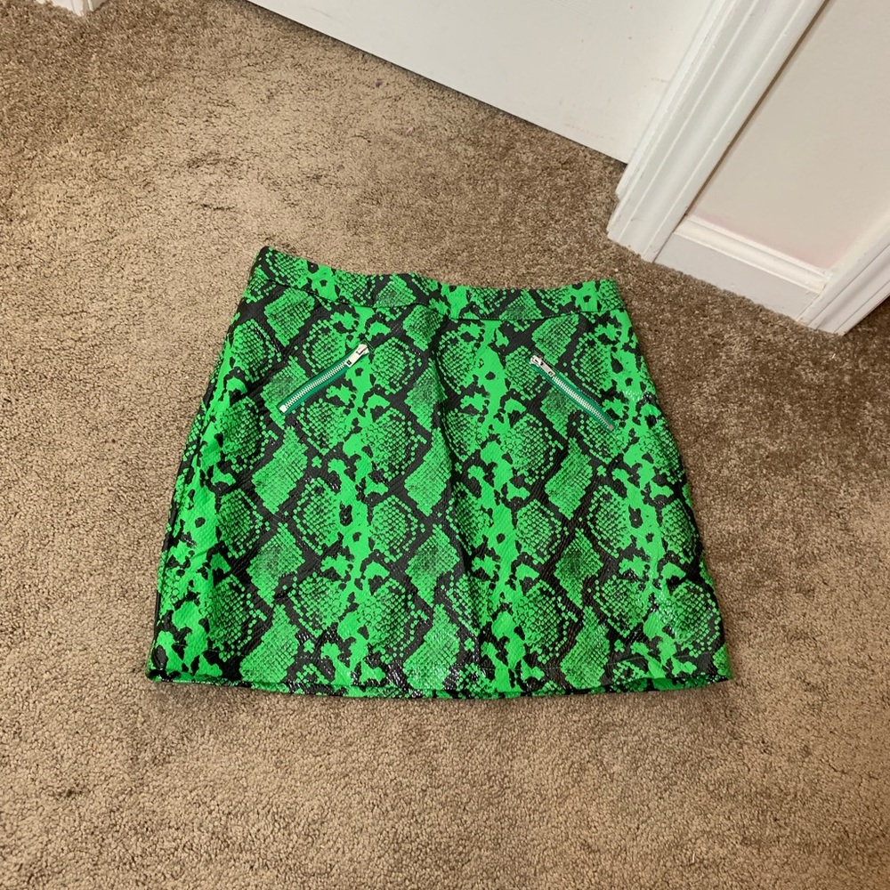 Fashion Nova Snakeskin Skirt
